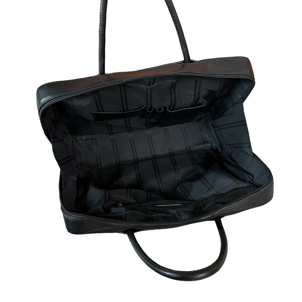 Tumi Executive Laptop Bag, Black Leather and Fabric Mix - Picture 7 of 11